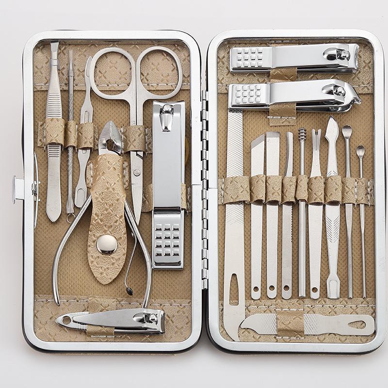 

Набор из 19 кусачек для ногтей из нержавеющей стали - набор инструментов для маникюра и красоты