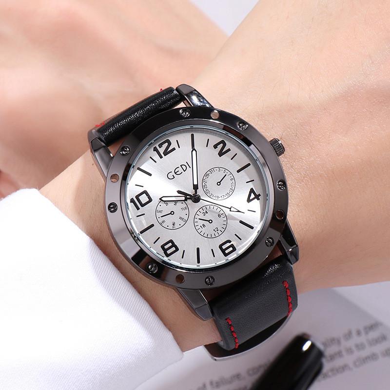 

Gedi Fashion Casual Quartz Watch For Women Waterproof Mineral Glass Dial белый