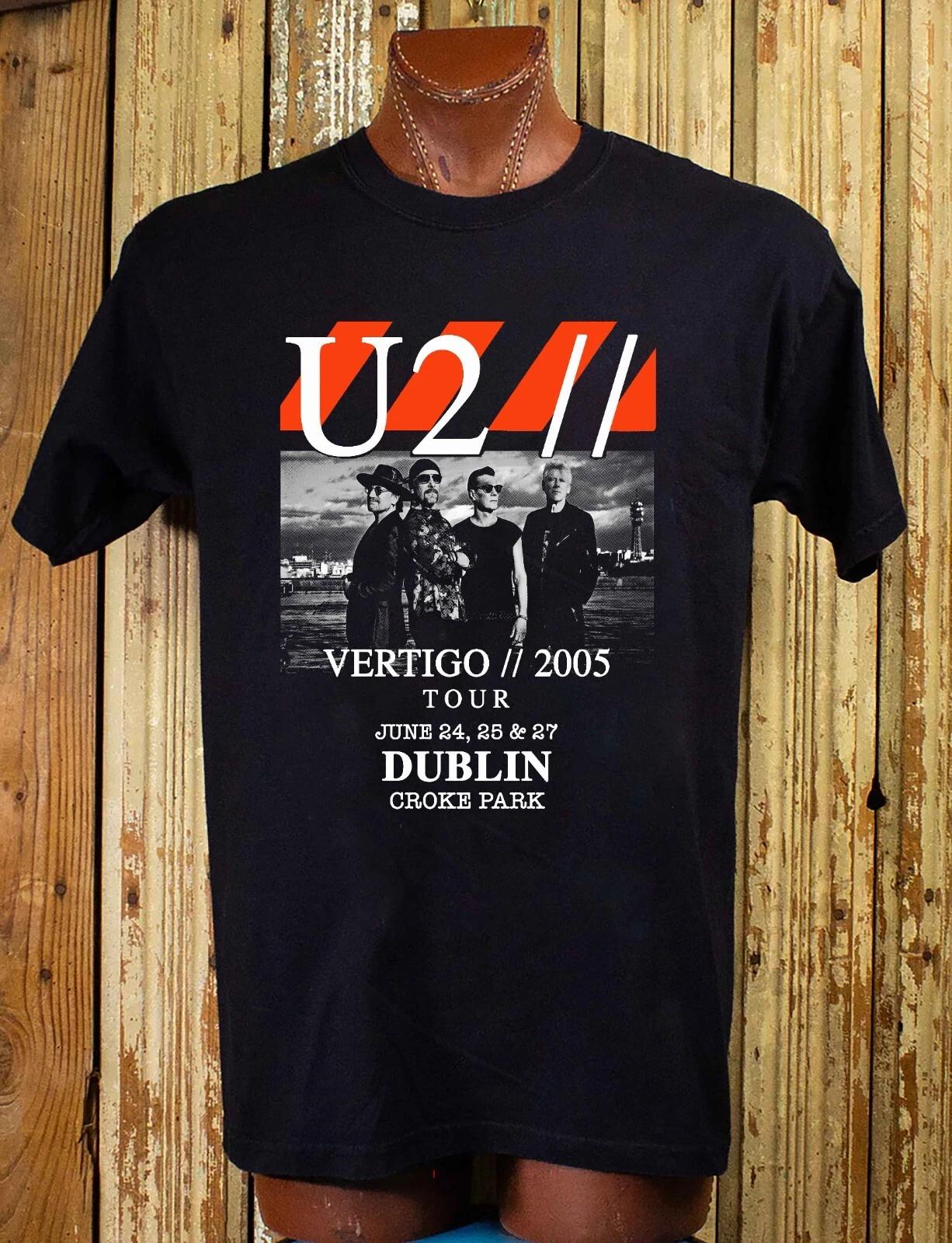 U2 2005 Dublin Ireland Cotton T -Shirt XL 4XL