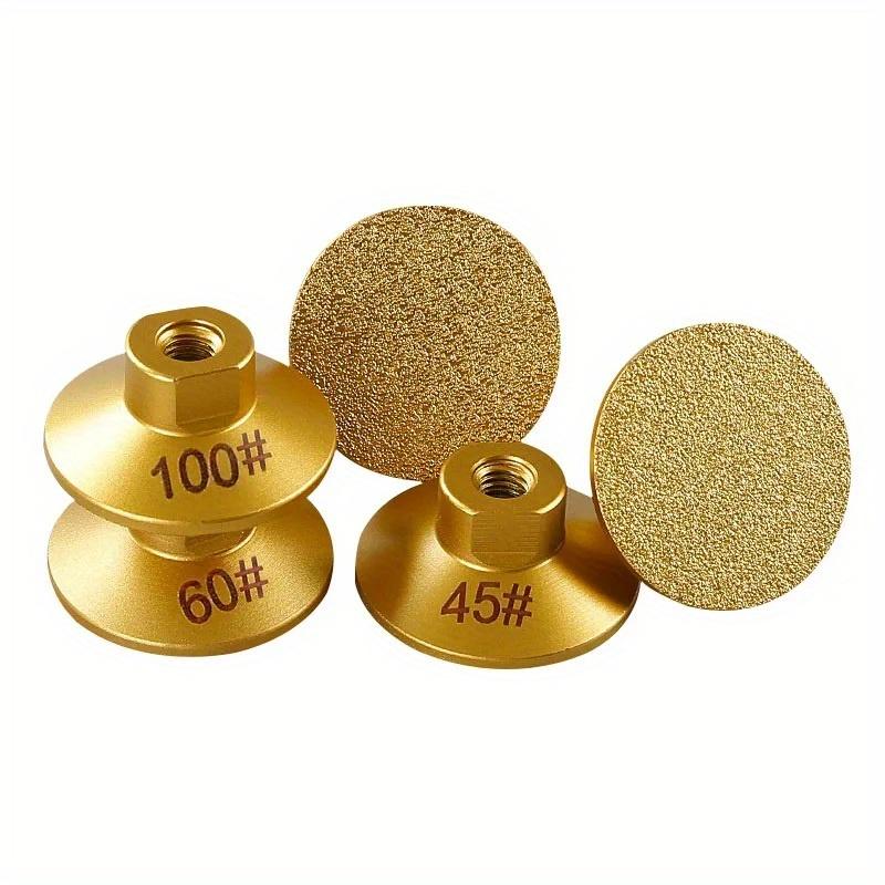 M10 Diamond Brazed Flat Grinding Head Marble Stone Countertop Trimming Rough Polishing Disc Angle Grinder Abrasive Pad