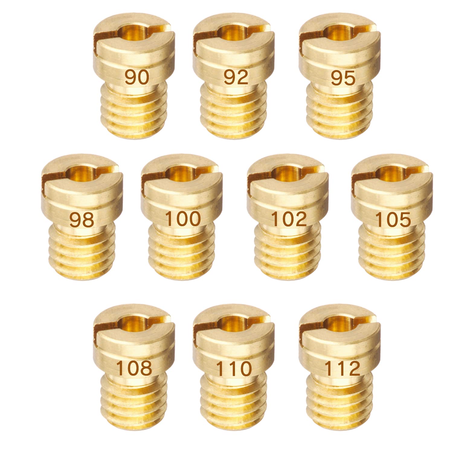 

Main Jet Jetsetmoto Main Jet Set Keihin Round [6 x 8] Keihin Round/Large #90, 10pcs #90-#112