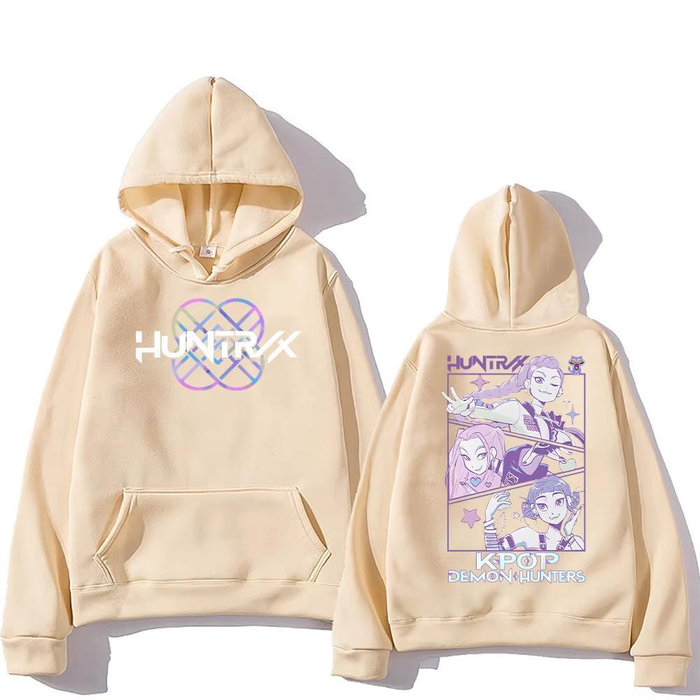 K-pop Devil Hunter Fashion Hoodies, Men's and Women's Sweatshirts, Trendy Street Hoodies, Pullovers, and Trendy Anime Tops