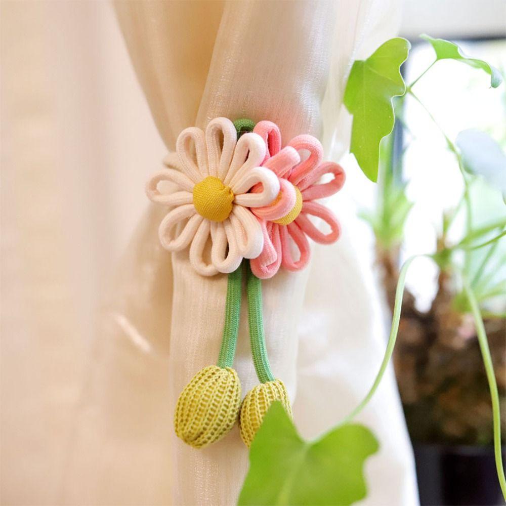 

Three-dimensional Curtain Tieback No Punching Curtain Rope Kids Room Home Decor A2