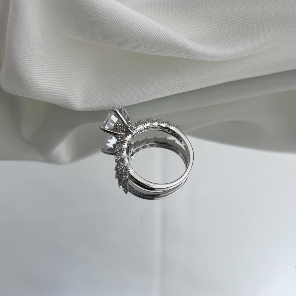 Tancise – bague classique en argent Sterling 925 et Zircon pour femmes, bijoux pour dames, cadeau de fête de promesse de mariage