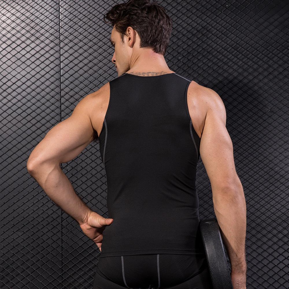 Men's Quick-Dry Compression Tank Top for Sports, Basketball, and Fitness