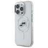 Karl Lagerfeld KLHMP16XHLSKCH iPhone 16 Pro Max 6.9" White Hardcase IML Metal Karl&Choupette Head MagSafe