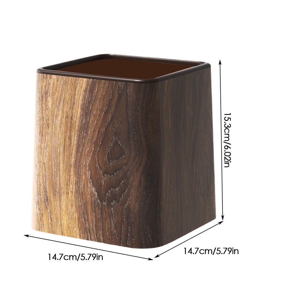 

Bedroom Garbage Can Garbage Can Desktop Waste Basket Dustbin with Lid Space-Saving Storage Container Desktop Accessories