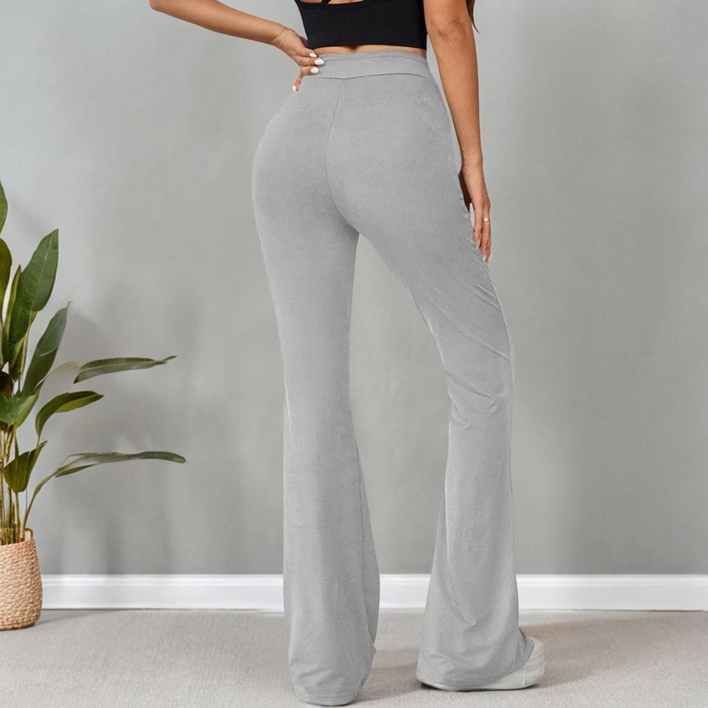 Women's Outdoor Leisure Yoga Exercise Slim Fit High Waist Drawstring Pants