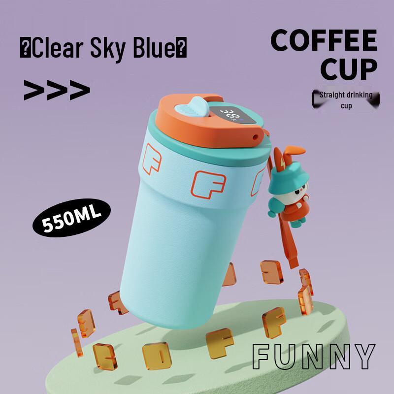 MRSIKEY 16 Double-Layer Insulated Coffee Mug