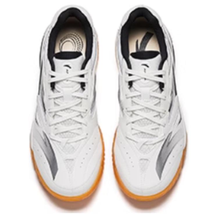 New Anta Cushioning, Slip Resistant, And Abrasion Resistant Functionality Low top Unisex White Silver Black 412510961-1