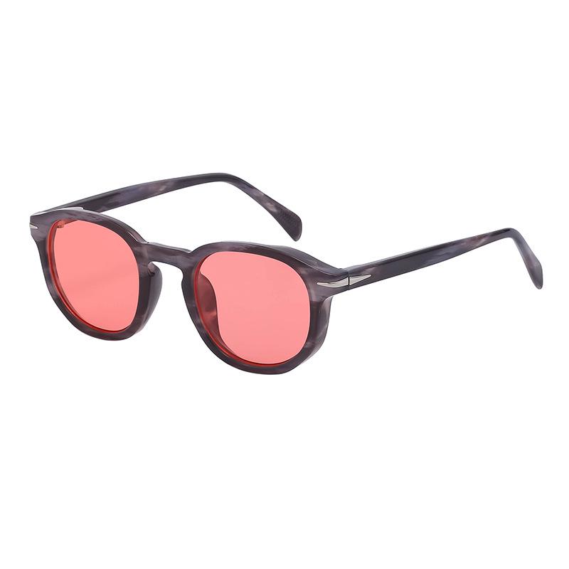 Trendy Retro Round Polarized Sunglasses for Men and Women - Stylish Small Frame Sun Protection