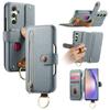 For Samsung Galaxy A05s 4G Case RFID Blocking Zipper Wallet PU Leather Mobile Cover