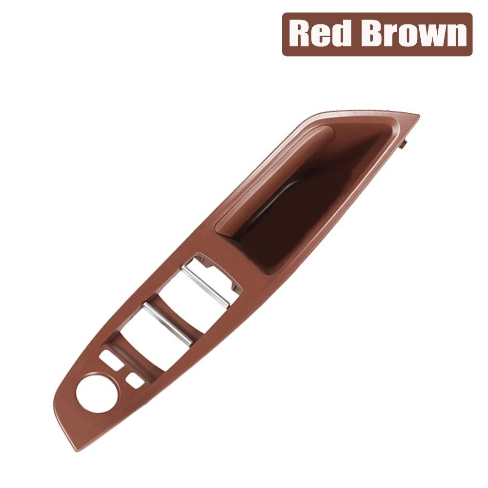 

Для Bmw 5 серии F10 F11 F18 внутренняя ручка двери левая передняя дверь внутренняя дверная панель кнопка переключателя сиденья водителя коробка для хранения Red-Brown-Panel