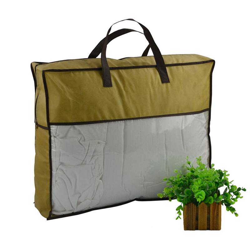 Quilt Clothes Storage Bag Big Capacity Duvet Blanket Sorting Bags Dustproof Closet Under-Bed Storage Moisture Proof Organizer S кофейный 569₽