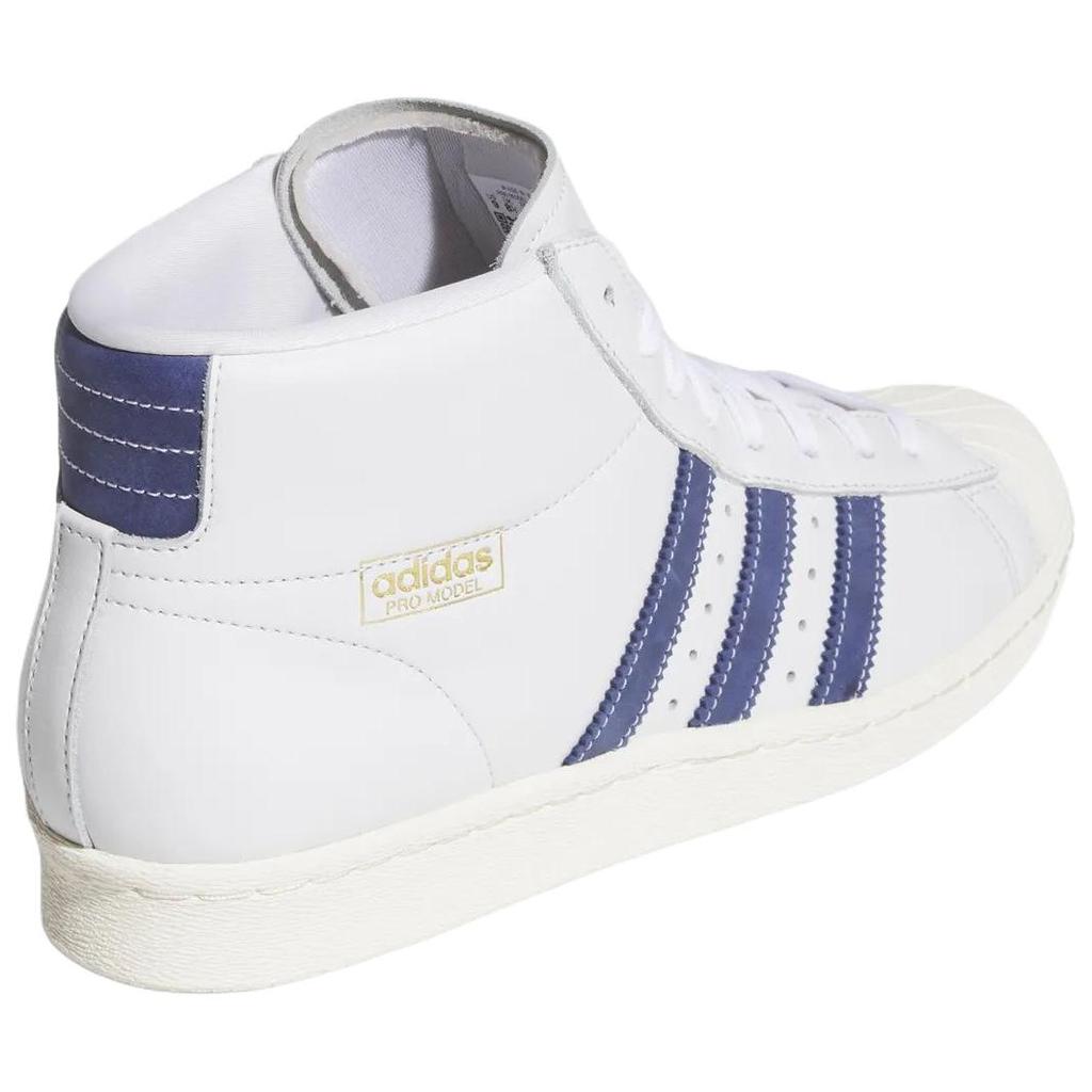 Adidas Originals PRO MODEL 80 ADV Skateboard Shoes Unisex High Top Crystal White KJ0210