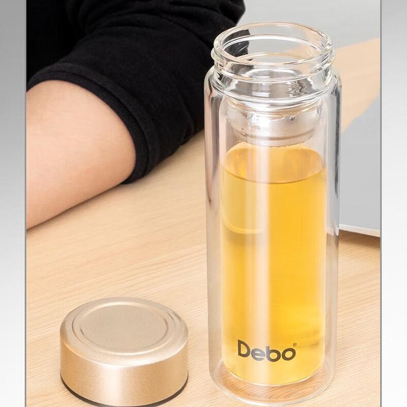 Debo Murina Double-Layer Glass Water Cup