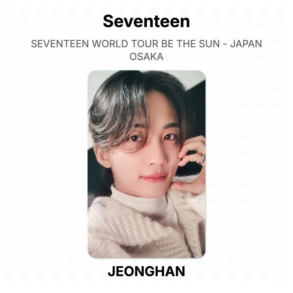 Seventeen WORLD TOUR BE THE SUN - JAPAN OSAKA Official Photocard
