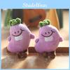 Eggplant Miniature Vegetable Plush Keychain Pp Cotton Stuffed Gift For Teens