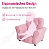 Sillón Sofá Infantil para Niños Sillón Infantil Asiento Relajarse Sala de Juegos Asiento Niña Princesa Rosa