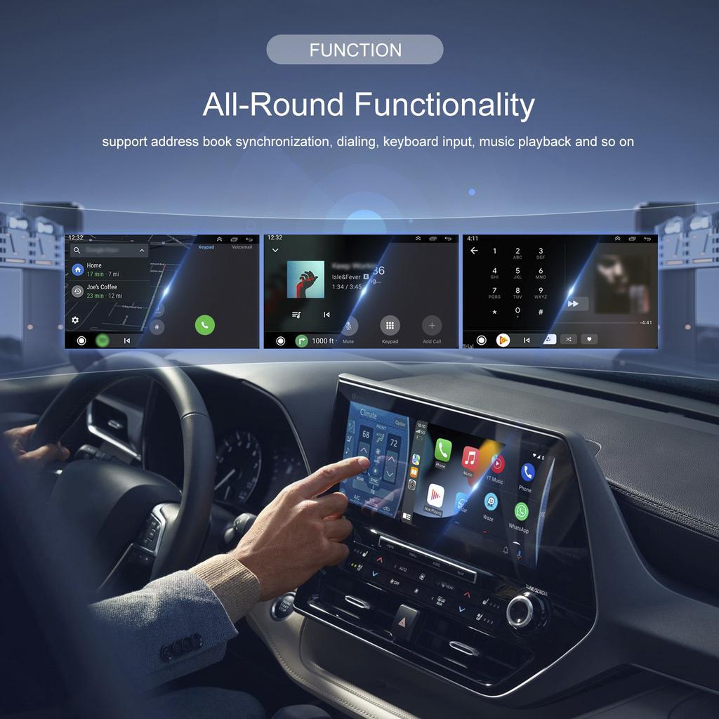 2 in 1 Wireless Apple Carplay Android Auto Adapter USB Car Dongle Connect Box