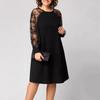 Lace Spring and Autumn Temperament Women's Clothing Fashion Skinny Dress Skirt Large Size