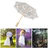Lace Umbrella Wedding Bridal Parasol Umbrella for Photography Props Wedding SuppliesS Beige