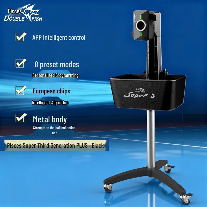 Double Fish Table Tennis Ball Serving Machine