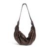 Croissant Genuine Leather Versatile Laid-back Casual and Lightweight Single-shoulder Crossbody Bag