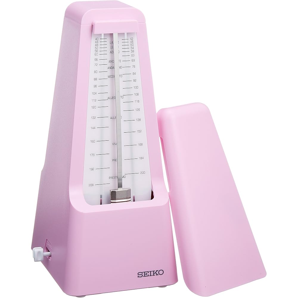SEIKO Metronome Pendulum SPM400C Cherry Pink