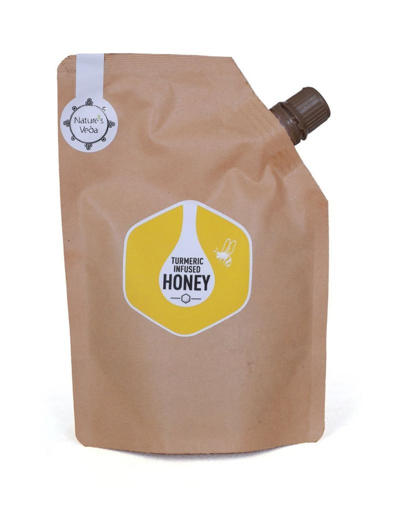 Honning med gurkemeie (200 g), Gurkemeieinfundert honning, Nature's Veda