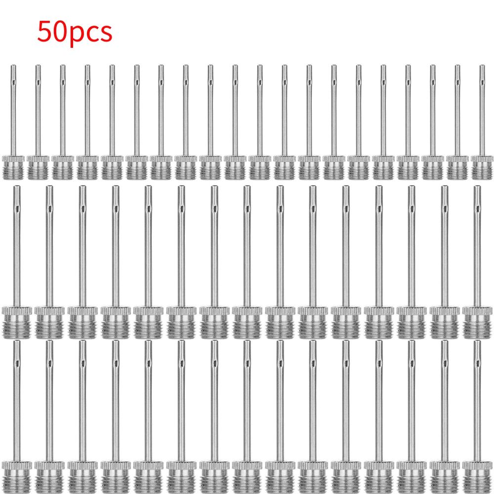 Sport Ball Inflating Pump Needle For Football Basketball Inflatable Adaptor Steel Pump Pin Ball Needle Inflating Pump Needle