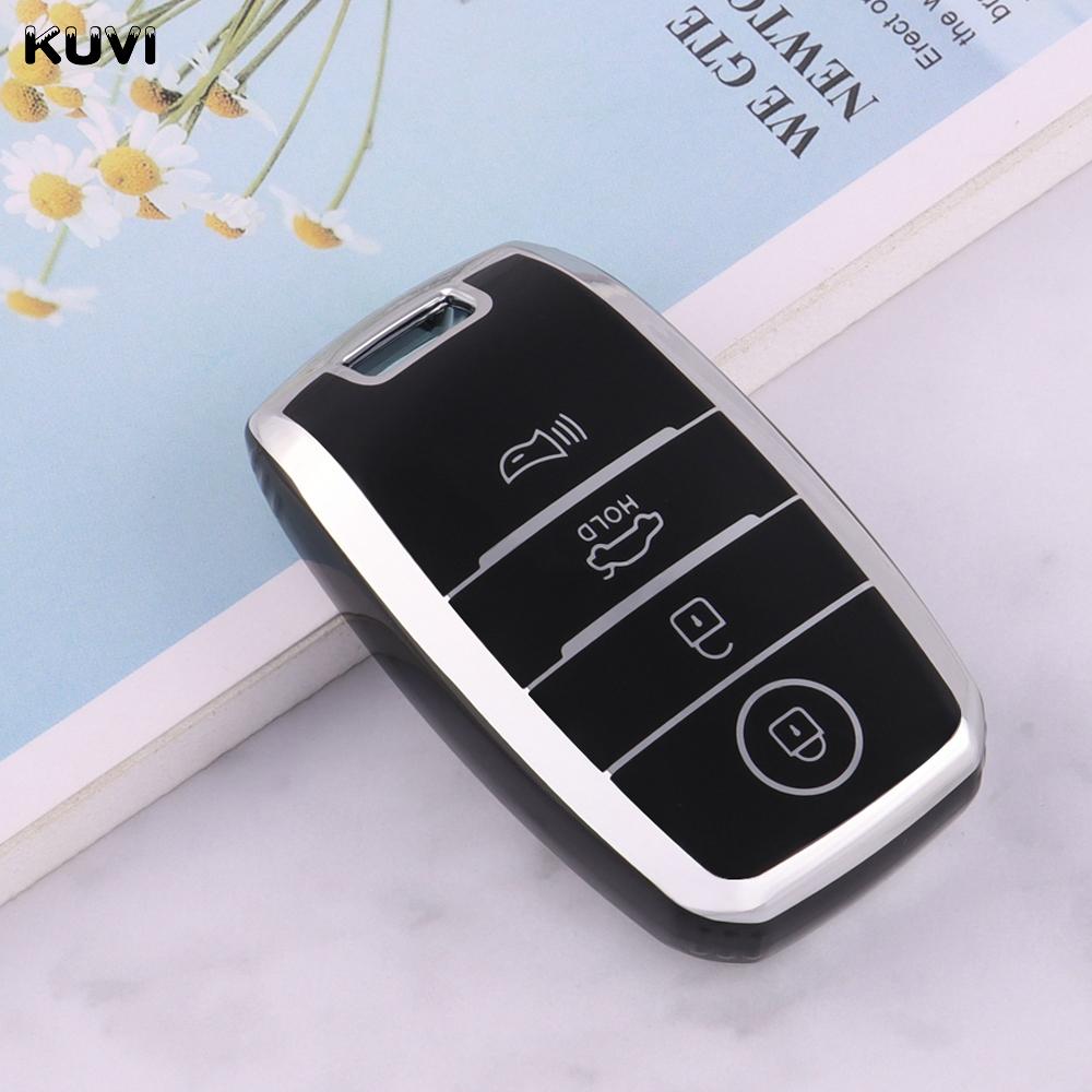 3/4 Przyciski Powłoka TPU Dla KIA Rio Rio5 Sportage Ceed Cerato K3 KX3 K4 K5 Sorento Optima Picanto Samochodowy Pilot Inteligentny Kluczyk Etui Pokrowiec