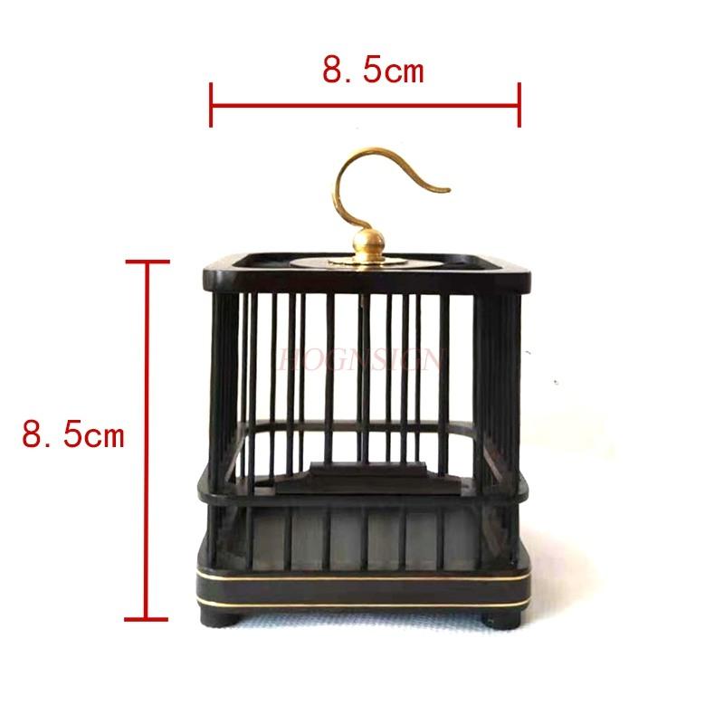 Ebony Red Wood Purple Light Sandalwood Solid Wood Size Grasshopper Cage Chirping Insects Crickets Small Pure Handmade