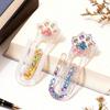 Portable Cats Themed Book Clips Moulds Gifts Casting Molds for Office School Use Soft Silicone Page Holder Accessories