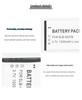 SLB-0837B Camera Battery for Samsung Models: L201, L301, NV8, NV10, NV15, L83T.
