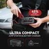 JC400 9-in-1 Battery Jump Starter, 2500A 12V Portable for Cars up to 8.5L Gas/6.5L Diesel