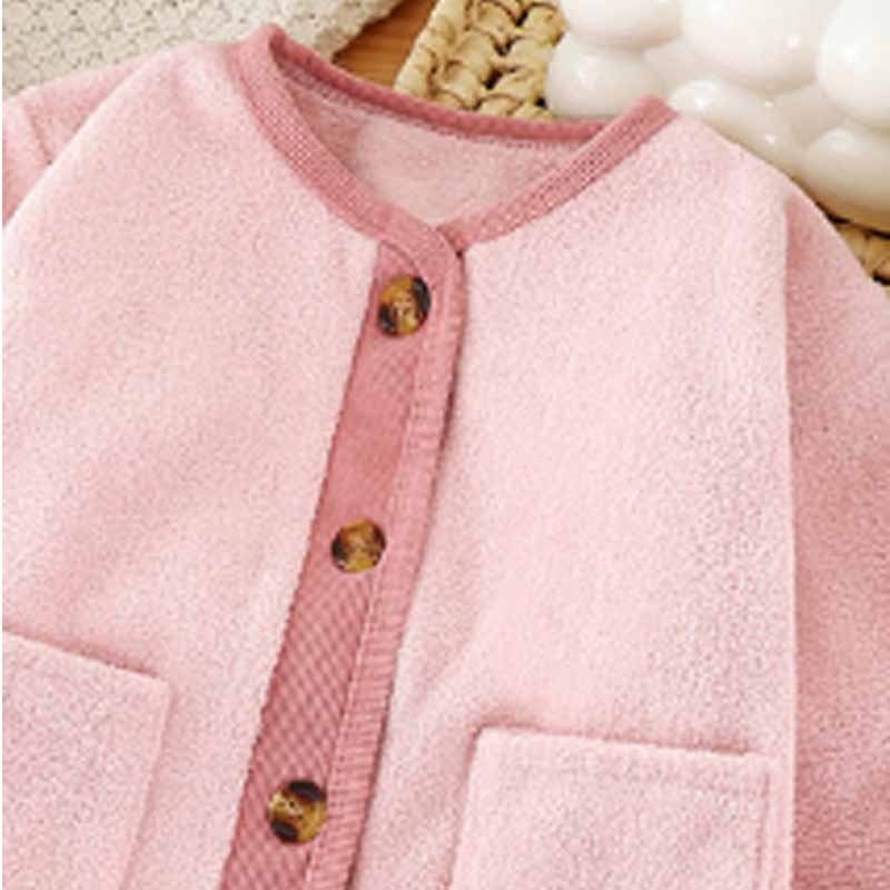 Autumn Winter Sets Children's Padded Suit Girls' Warm Pajamas Outfits Boys' Coat Trousers 2Pcs Children's Clothing