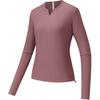 Versatile V-Neck Soft Comfortable Breathable Long Sleeve T-Shirt Women Tops 162537402-1