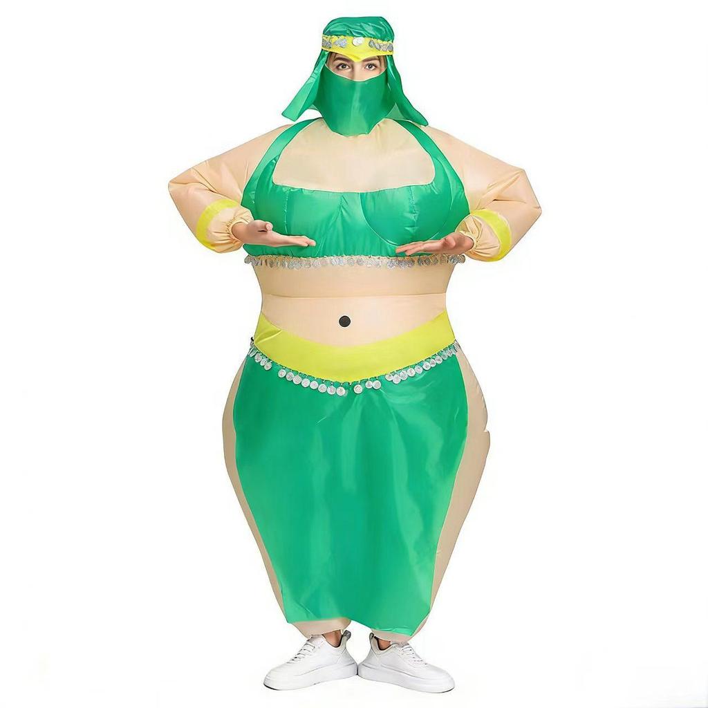Halloween Inflatable Fat Doll Cartoon Ballet Costume - Funny Party Suit
