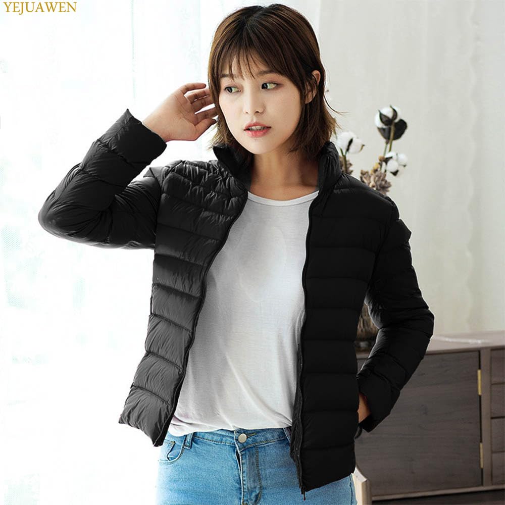YEJUAWEN Down Ultra Water Cold Solid Comes with Storage Light WEN017 Women's Jacket, Lightweight, Repellent, Lightweight, Thin, Warm, Protection,