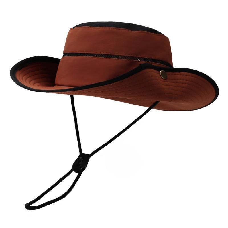 Summer Outdoor Sun Hat Men and Women Mountaineering Fishing Sun Protection Hat Bucket Hat Fashion Big Brim UV Protection Sun Hat