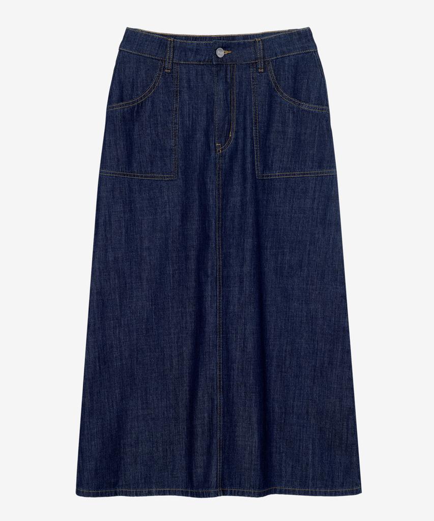 Mind Bridge Woman [W] Fatigue Raw Denim Banding Skirt