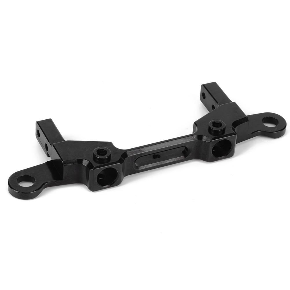 Aluminum Alloy Rear Bumper   Car Shell Column Mount Fit for 1 10 RC for Axial Scx10 III Black