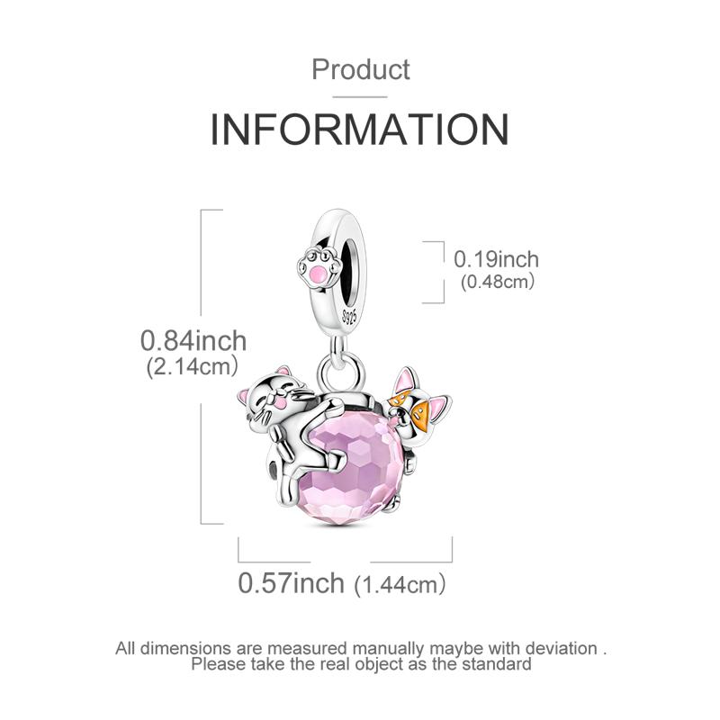 Charm S Copper Original Lucky Gift Charms Beads Fit Pendant Charm Bracelet Dangle For Women Diy Fine Jewelry Making