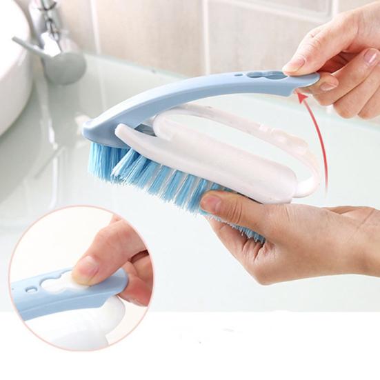 Washing Brush Portable Effortless Cleaning Tools Hand-held Dust Remover for Bathroom