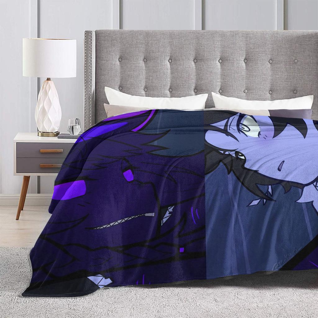 Azuretime & Timeazure Forsaken Blanket Warm Pattern Plush Throw Blanket For Kids Living Room Flannel Bedspread Bed Cover