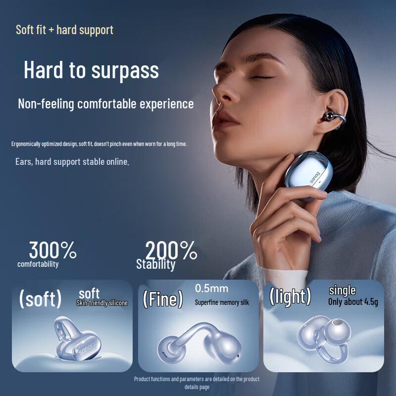 SANAG S8S AI Open-Ear Bluetooth Earbuds