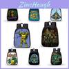 Mochila Escolar Infantil Impermeável de Desenho Animado Tmnt com Alta Capacidade e Design Respirável