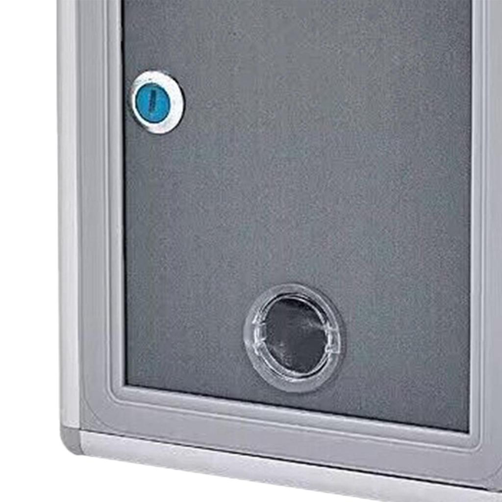 Locking Wall Mounted Mailbox Vertical Postbox Durable Suggestion Box Outside Key Lock Mailbox Key Drop Box Lockable Mailbox