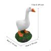 Duck Key Holder Home Decor Statue Funny Unique Resin Goose Figurine Animal Ornament for Bedroom